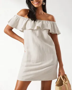 2024 Tommy Bahama Solids Off Shoulder Dress - TSW51030C