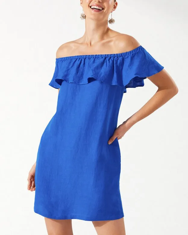 2024 Tommy Bahama Solids Off Shoulder Dress - TSW51030C