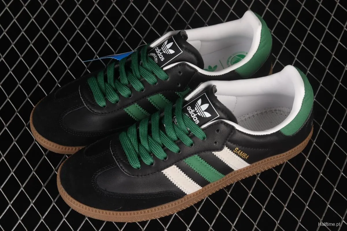 Adidas Samba Vegan FW2429 clover leisure board shoes