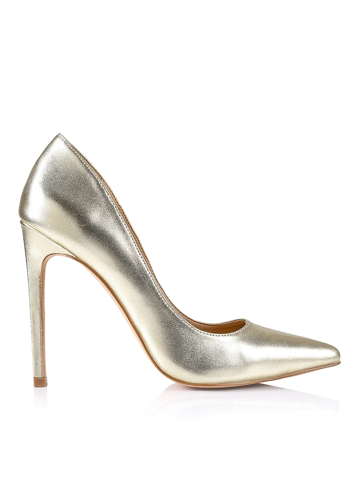 Anabelle Stiletto Pumps - Soft Gold Leather