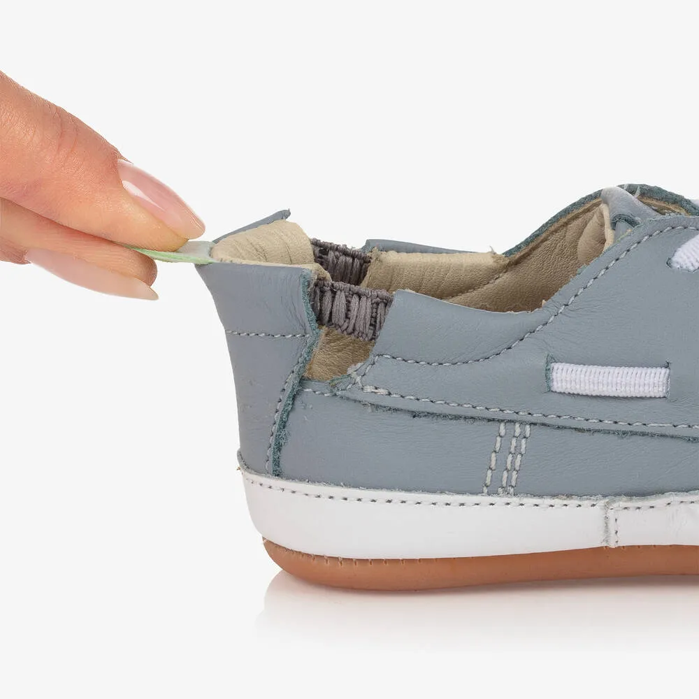 Baby Boys Blue Boat Shoes