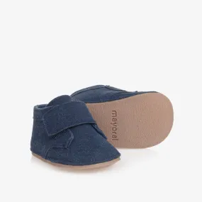 Baby Boys Blue Pre-Walker Shoes