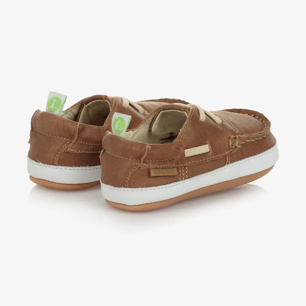 Baby Boys Brown Boat Shoes