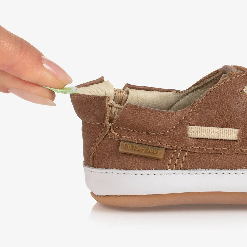 Baby Boys Brown Boat Shoes