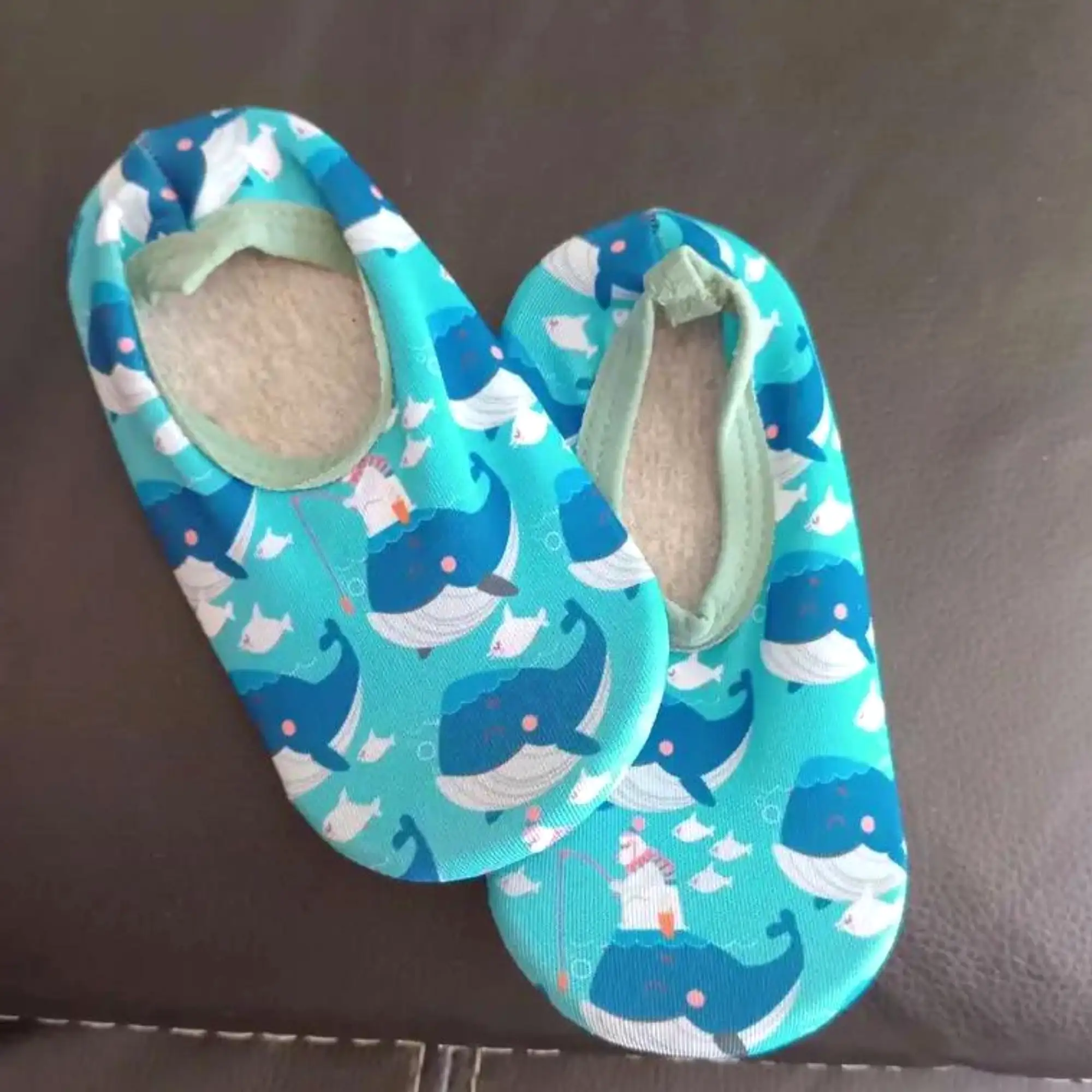 Baby Water Sock Shoes in Little Whales