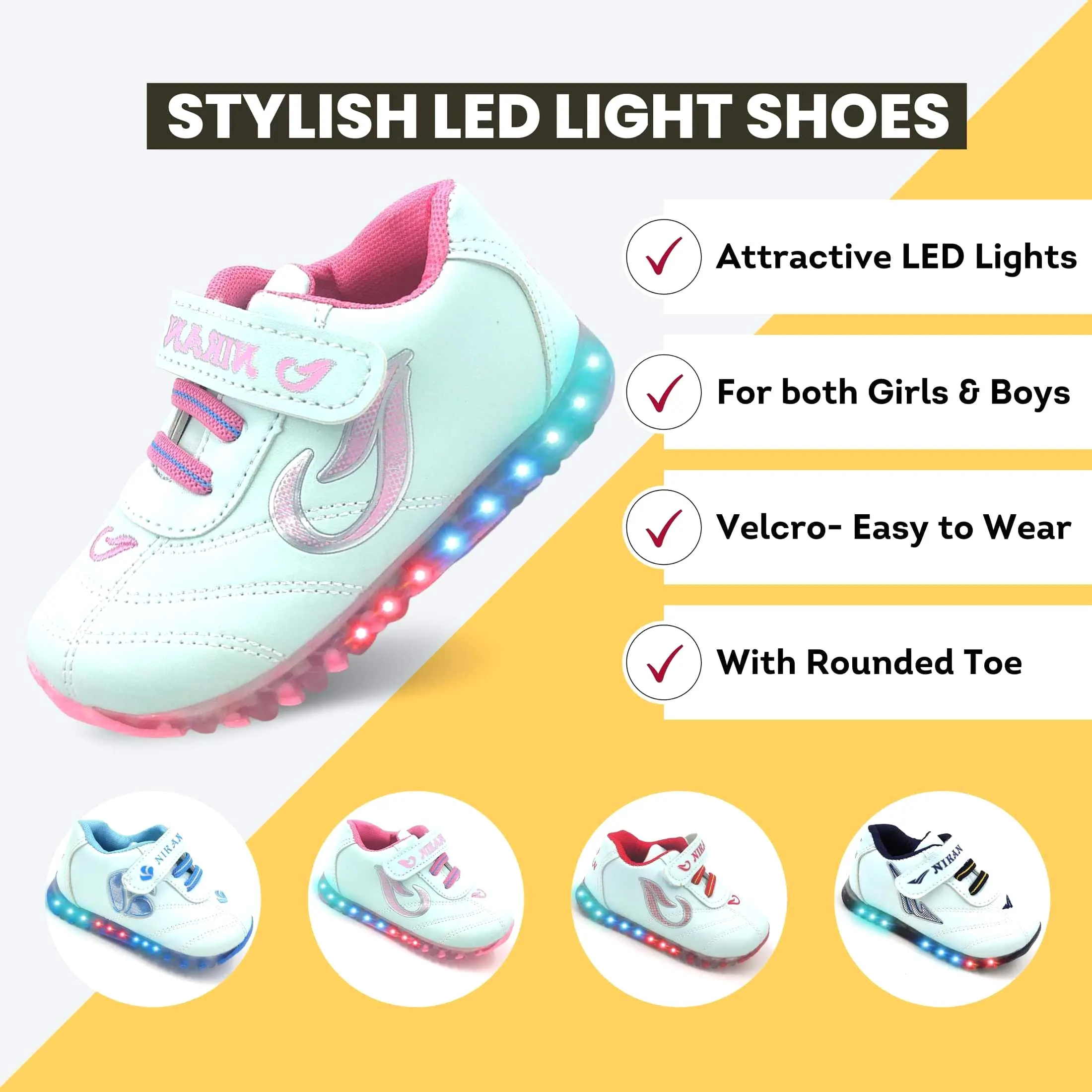 Best Combo of Urbanfeet's  LED Shoes (Qnty 2)