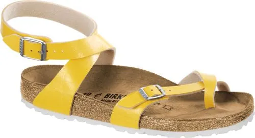 Birkenstock thong sandal Yara graceful amber yellow