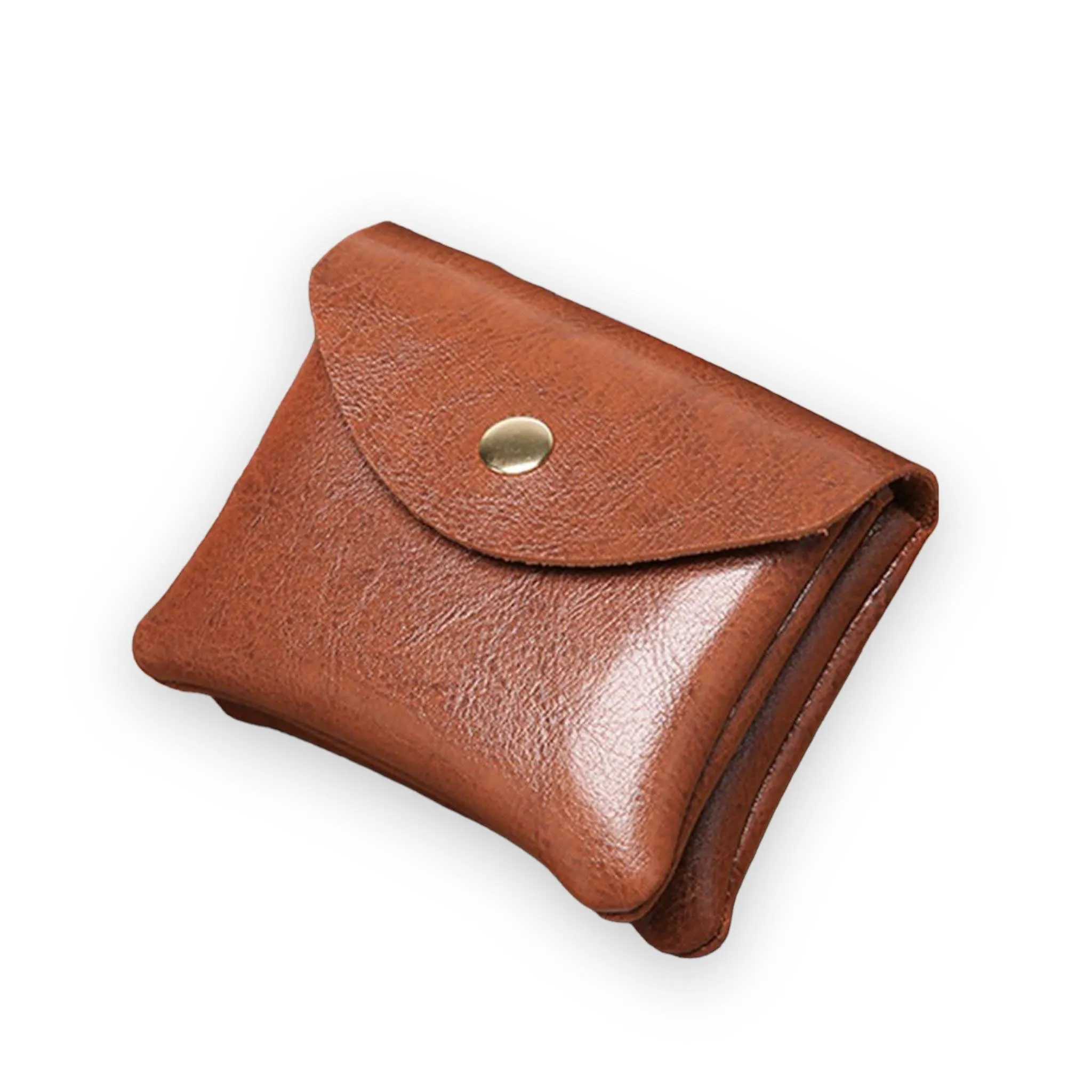 BOLSO Snap Button Flap Coin Purse