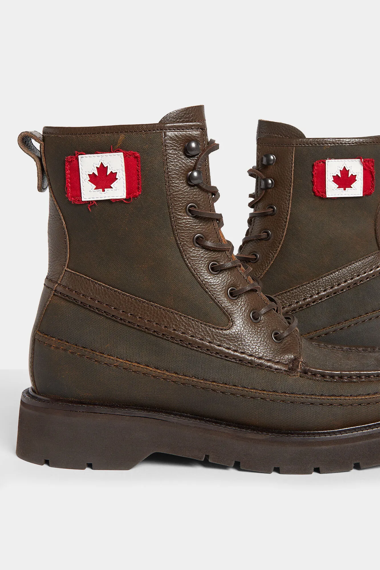 Canadian Flag Ankle Boots