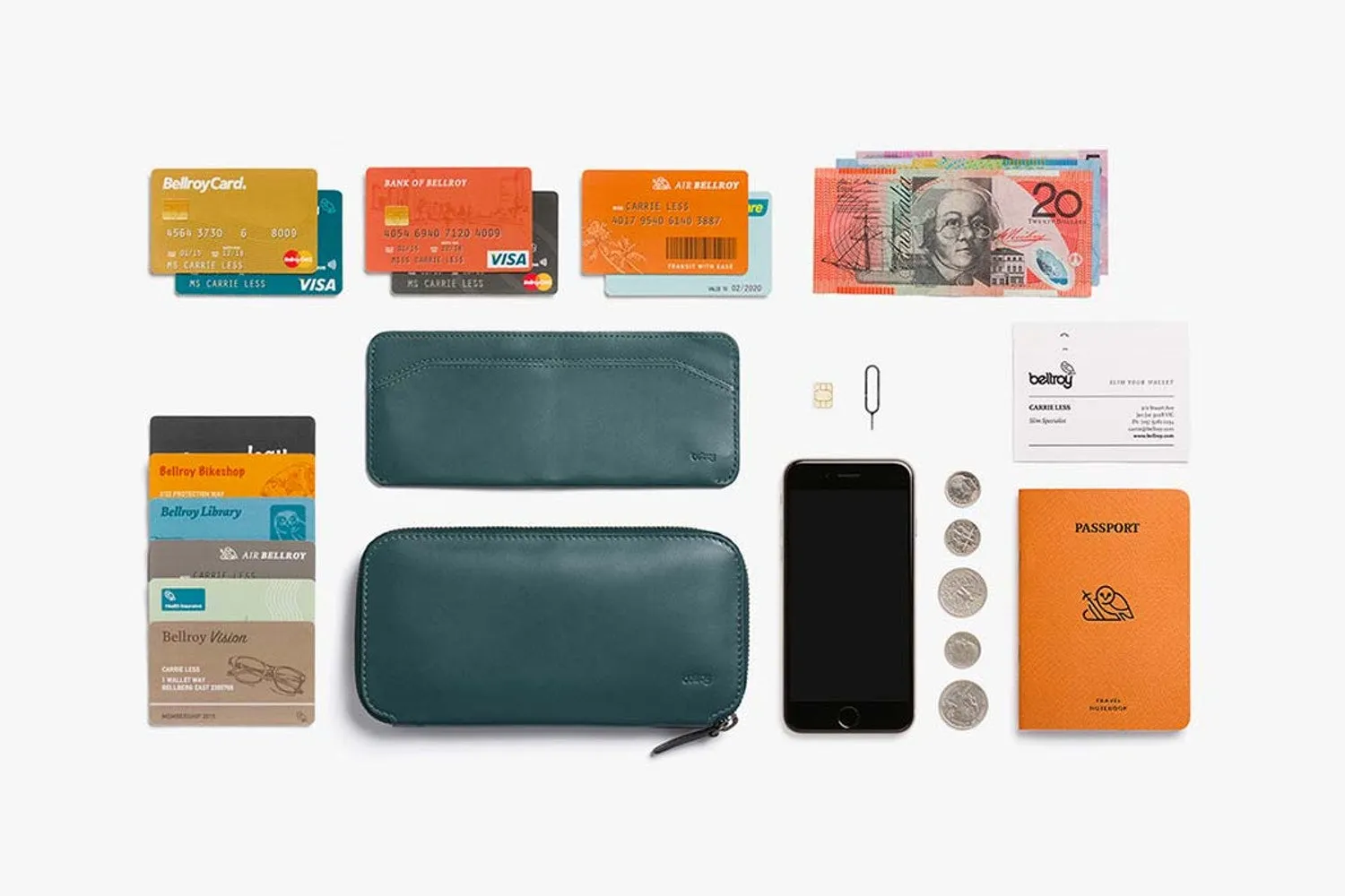 Carry Out Wallet - Teal