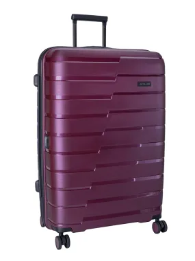 Cellini Microlite Trolley Case 4Whls Purple