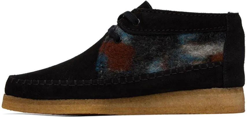 Clarks Originals Black Weaver Desert Boot