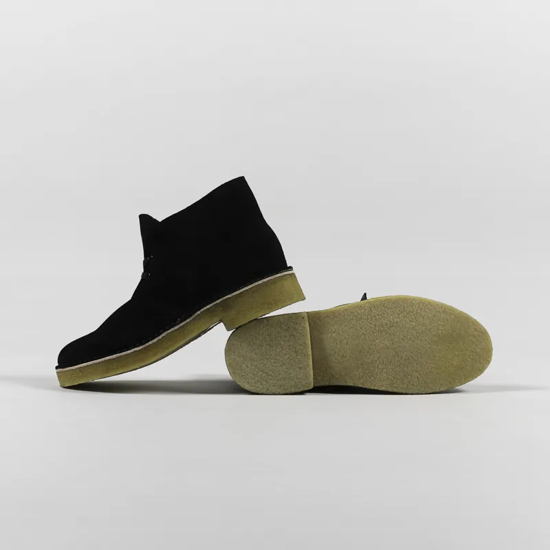 Clarks Originals Desert Boot 221 Black Suede