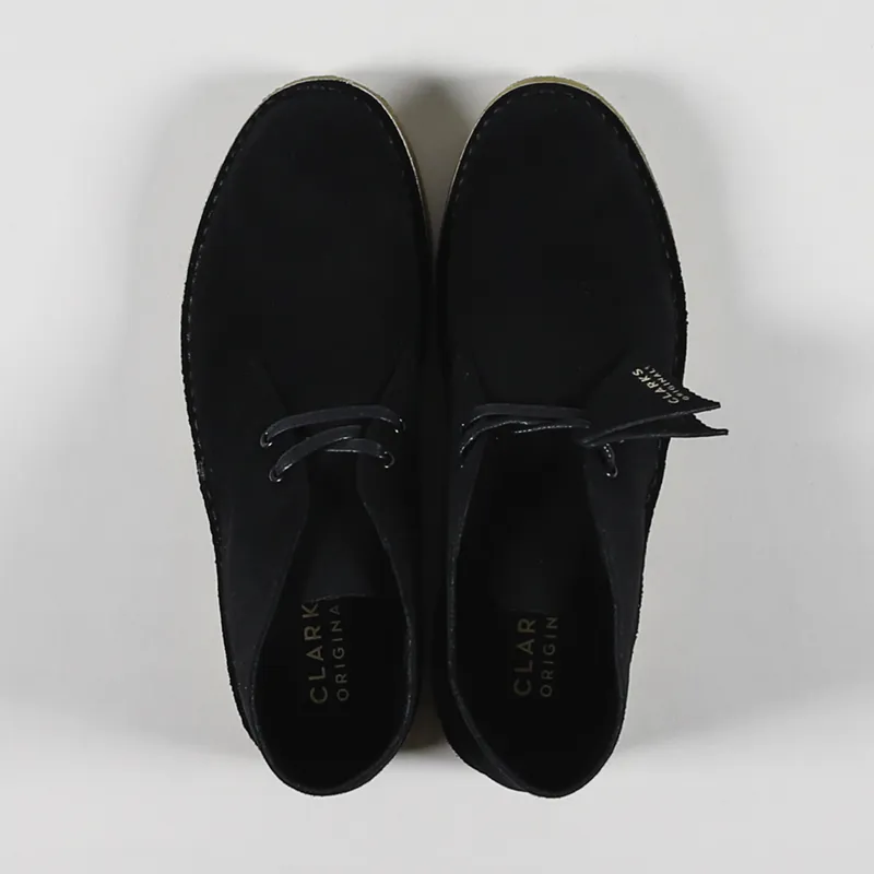 Clarks Originals Desert Boot 221 Black Suede