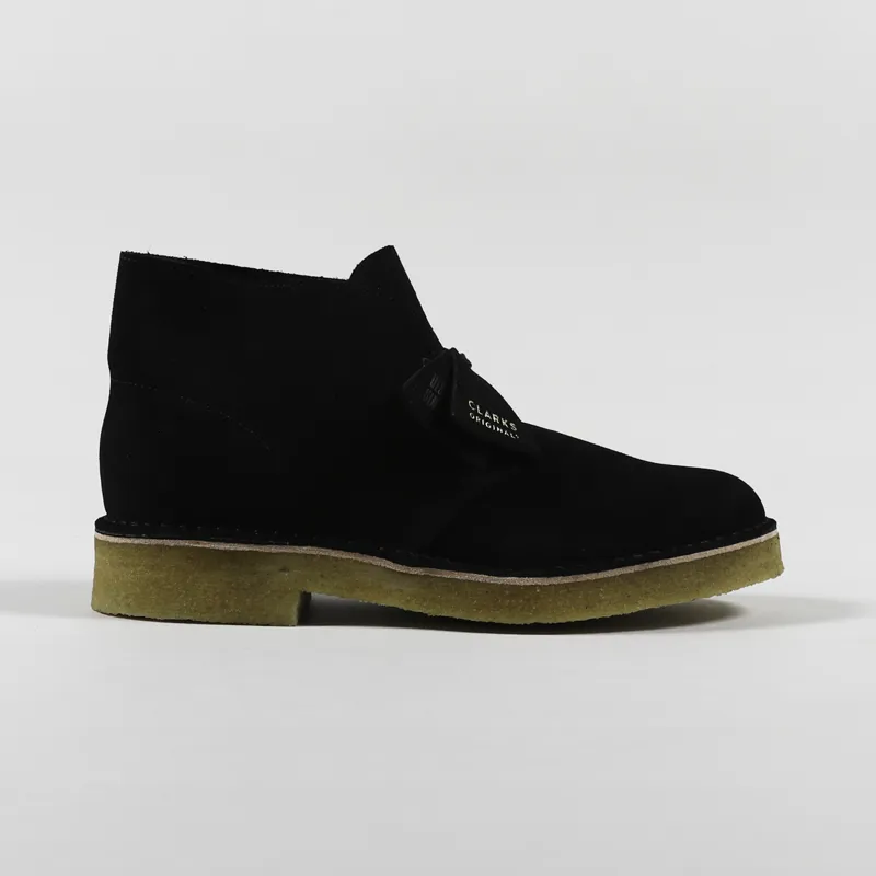 Clarks Originals Desert Boot 221 Black Suede