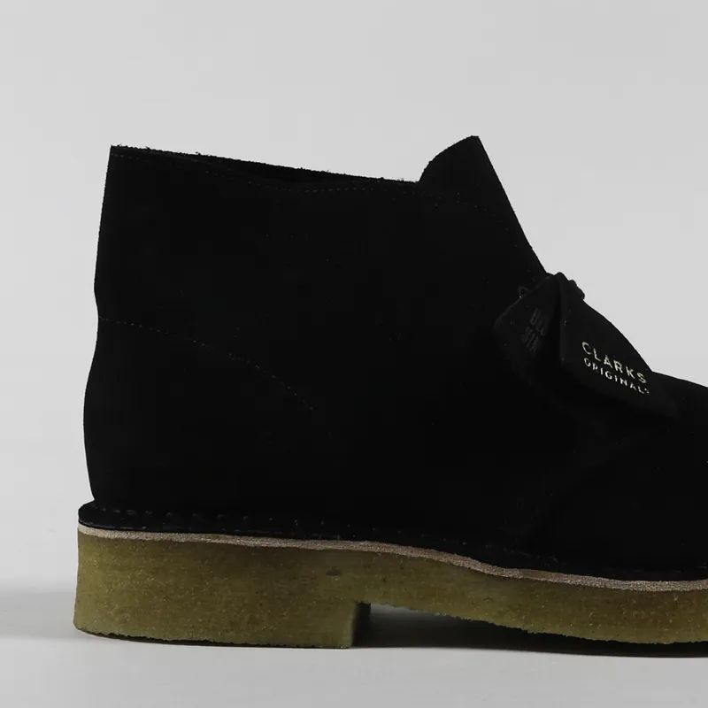 Clarks Originals Desert Boot 221 Black Suede