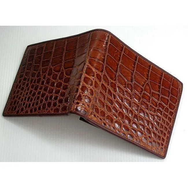 Cognac Crocodile Wallet