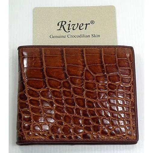 Cognac Crocodile Wallet