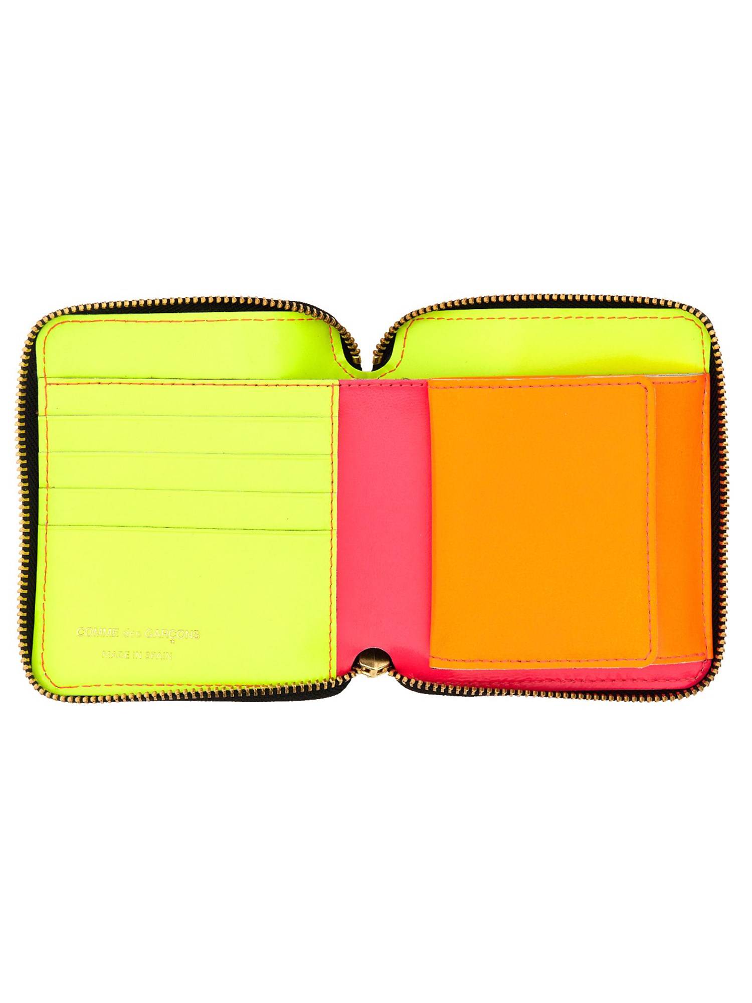 COMME DES GARCONS WALLET    SUPER FLUO LEATHER WALLET