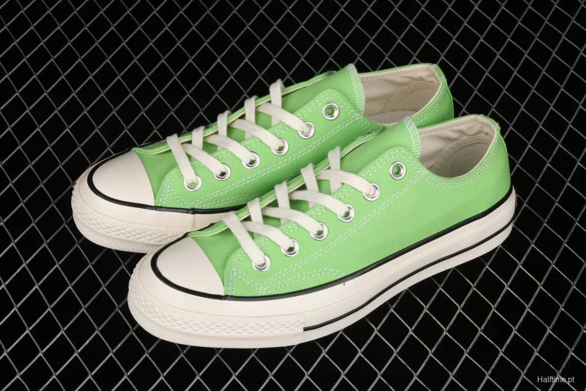 Converse Chuck 70s spring new color lemon green color low-top casual board shoes 171956C