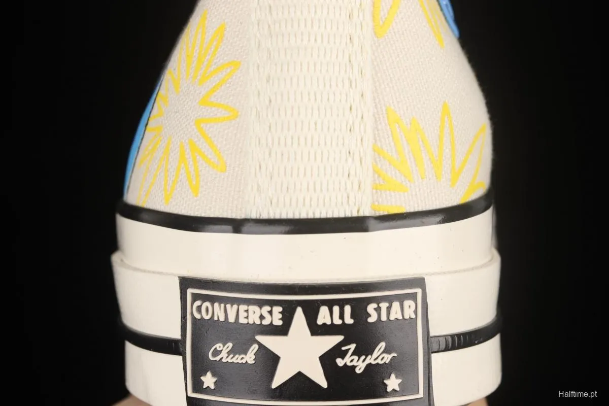 Converse ChuNIKE Taylor spring 2022 new earth graffiti hit high-top casual board shoes 172863C