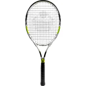 Cosco Action 2000D Strung Tennis Racquet (Black/Off White/Lime)