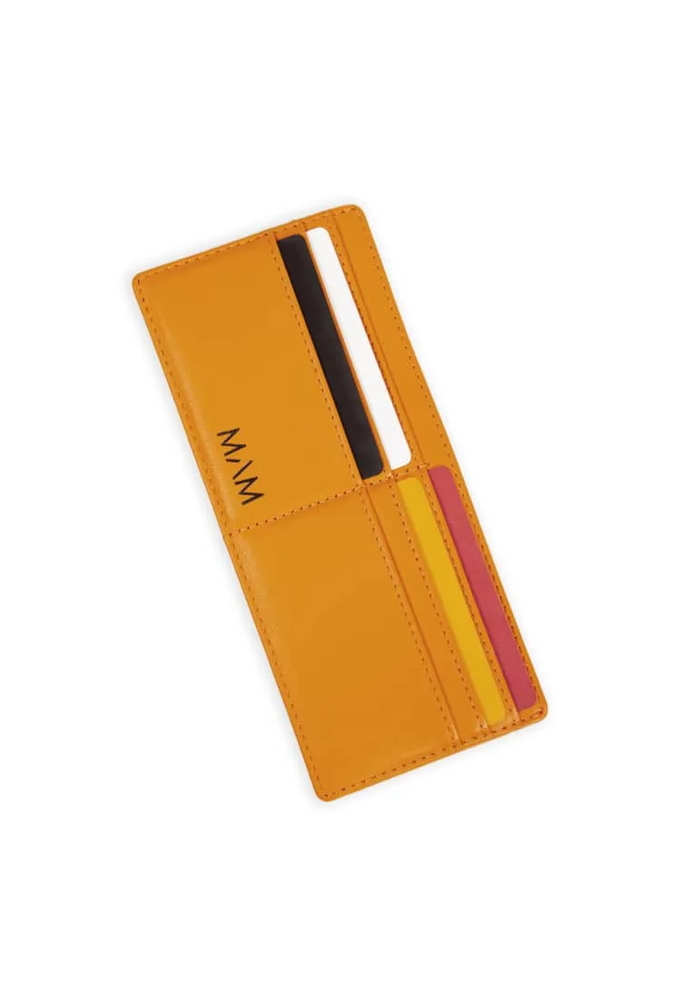 Crossbody wallet in orange