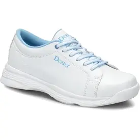 Dexter Girls Raquel V Jr. Bowling Shoes White/Blue Bowling Shoes