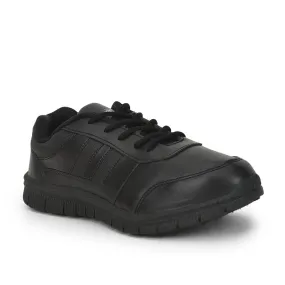 Force 10 Black Lacing Uniform School Shoes For Kids GOLA-SCHL By Liberty