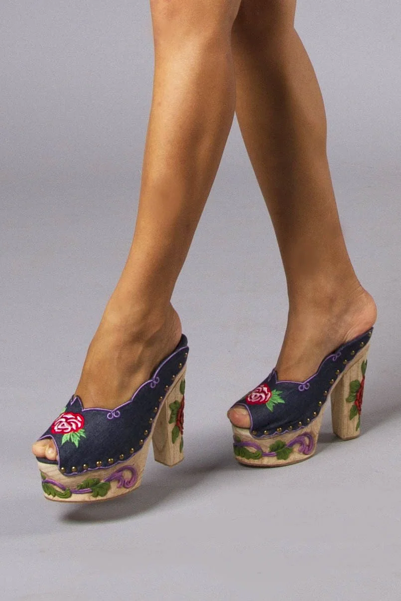 GEORGIES GIRL - PLATFORM CLOGS