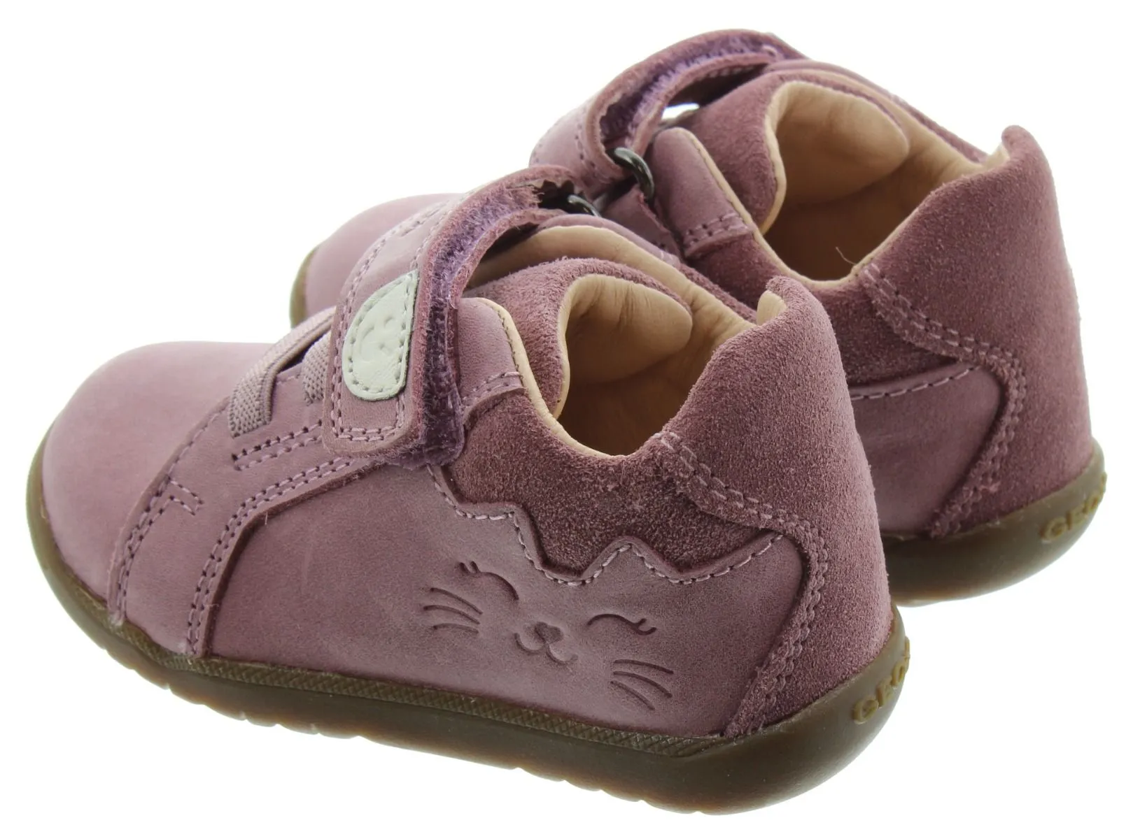 GEOX Toddlers Macchia Baby Shoes In Pink