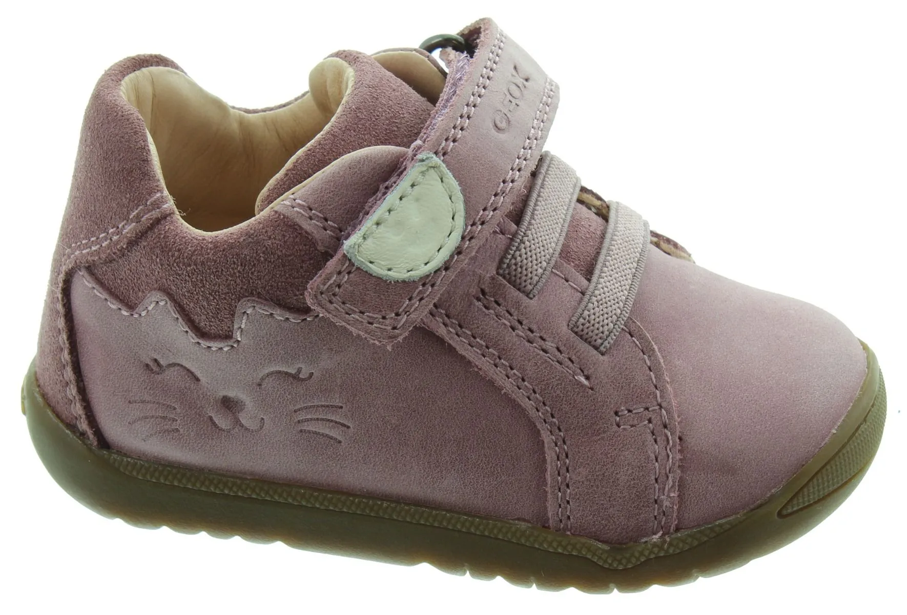 GEOX Toddlers Macchia Baby Shoes In Pink