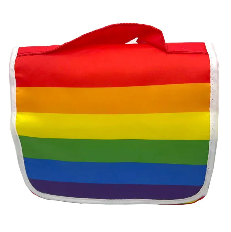 Hanging Make Up Toiletry Wash Bag - Somewhere Rainbow BAG204