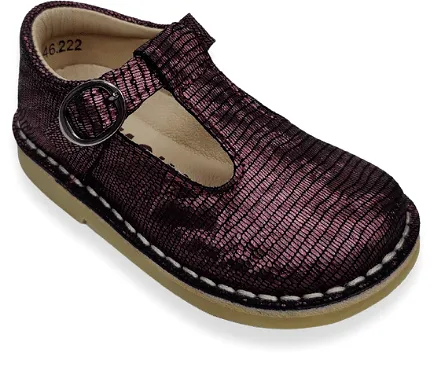 Infant Girls Shoes Petasil Purple Strap Crosspatch Bordo 5346 sale