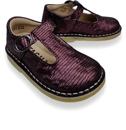 Infant Girls Shoes Petasil Purple Strap Crosspatch Bordo 5346 sale