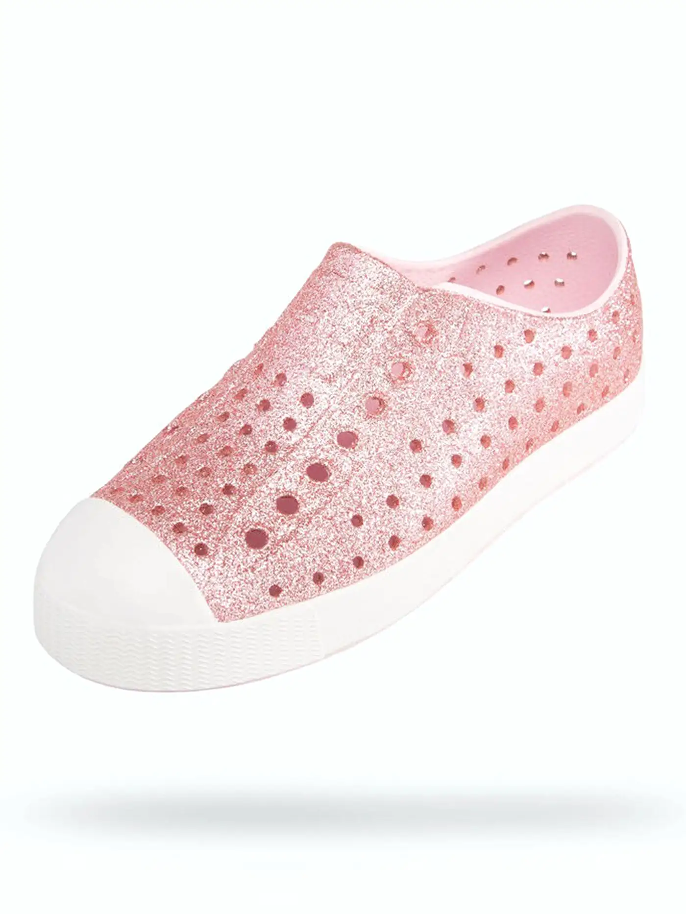 Jefferson Bling Milk Pink Bling/Shell White Shoes (Little Kids)