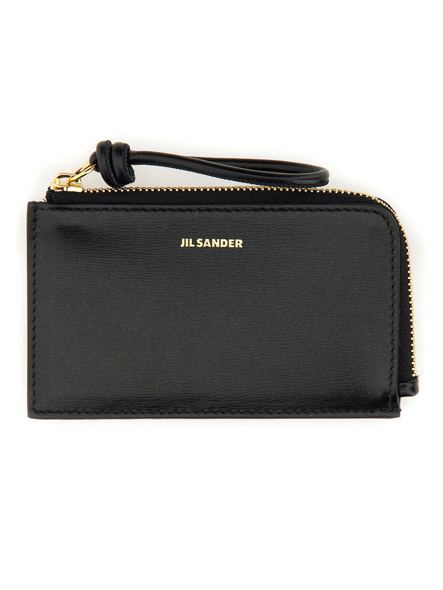 JIL SANDER    LEATHER ENVELOPE COIN PURSE