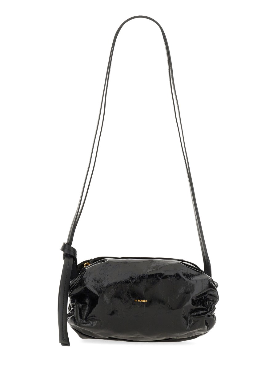 JIL SANDER    LEATHER SHOULDER BAG