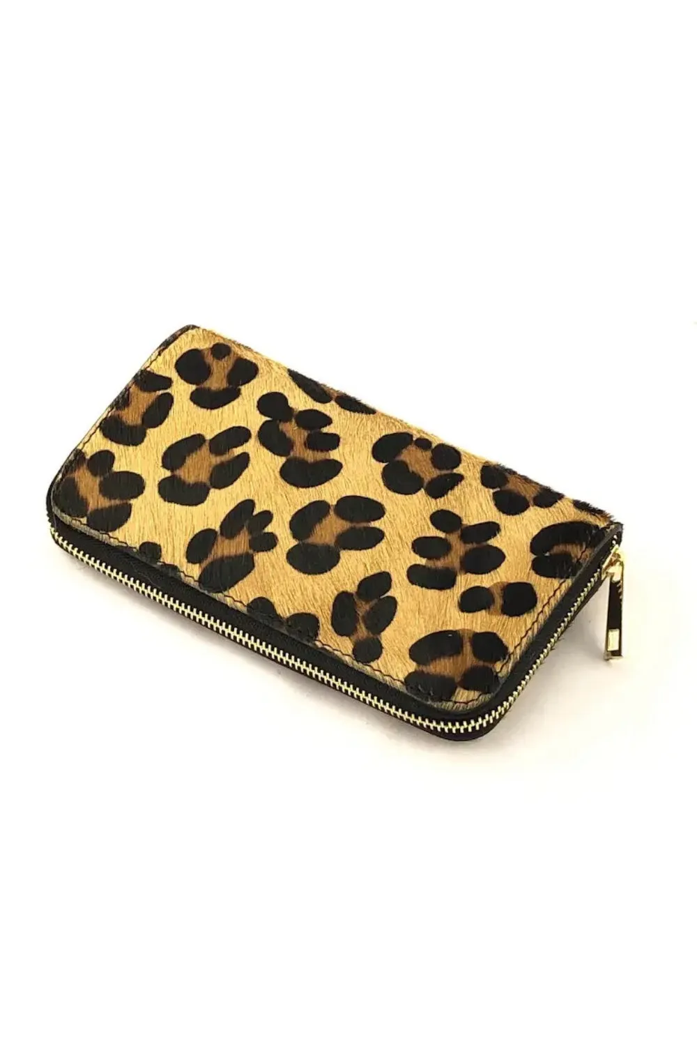 KATE FURRY WALLET MAXI LEOPARD