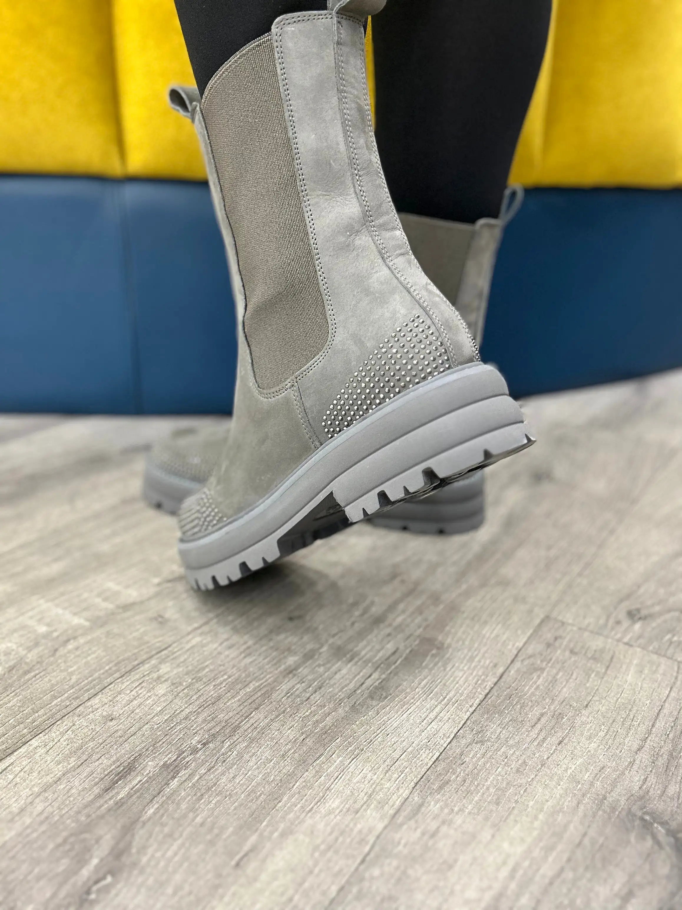 Kennel & Schmenger Grey Chelsea Boot