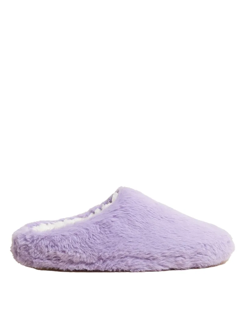 Kids' Faux Fur Slippers (13 Small - 6 Large)