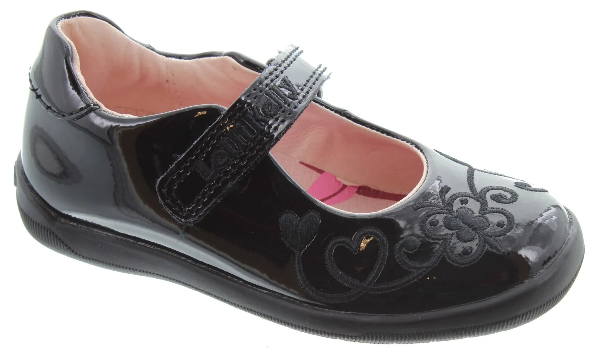 LELLI KELLY Kids LK8450 Erica Bar Shoes In Black Patent