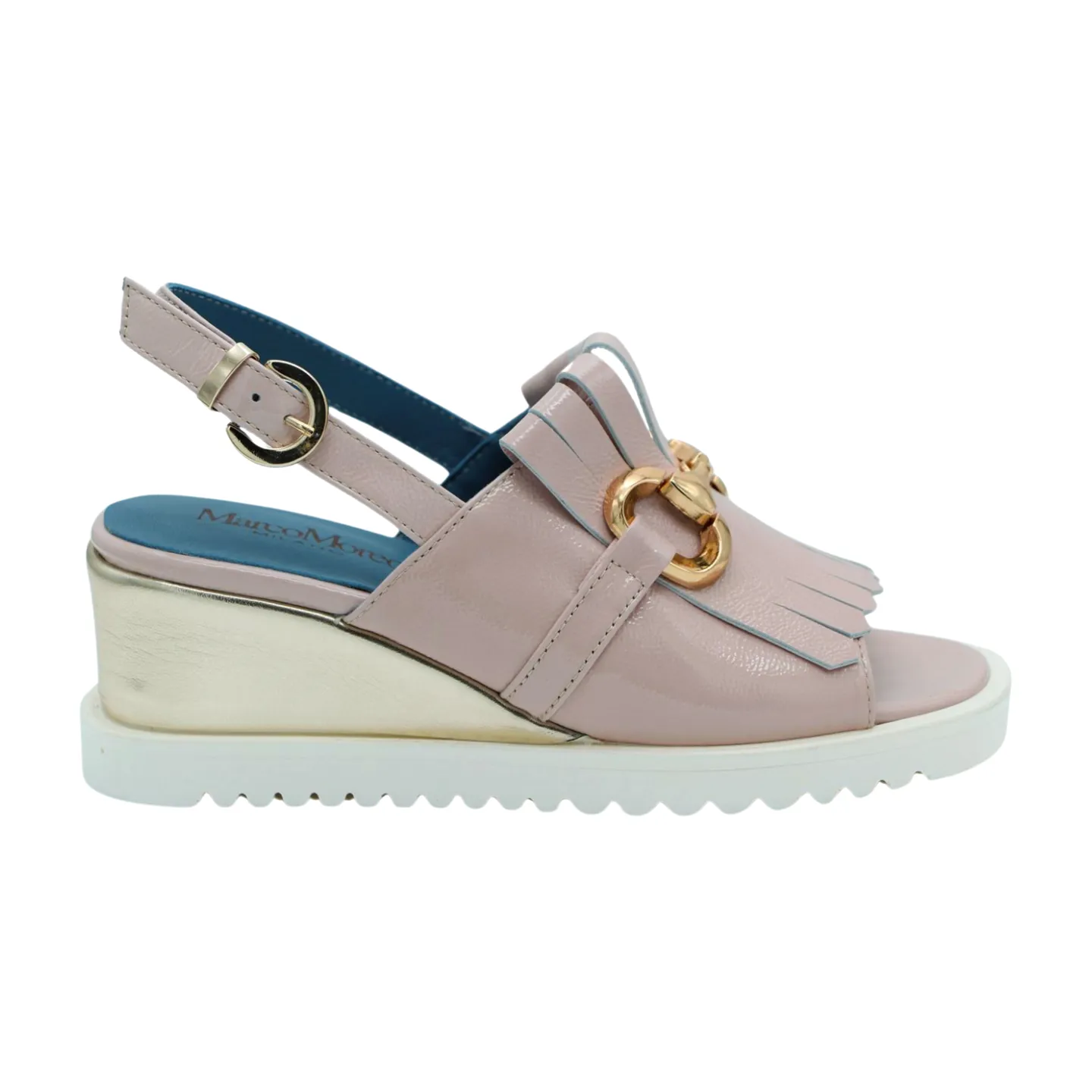 MARCO MOREO San Remo Baby Pink Wedge F163  Sandal