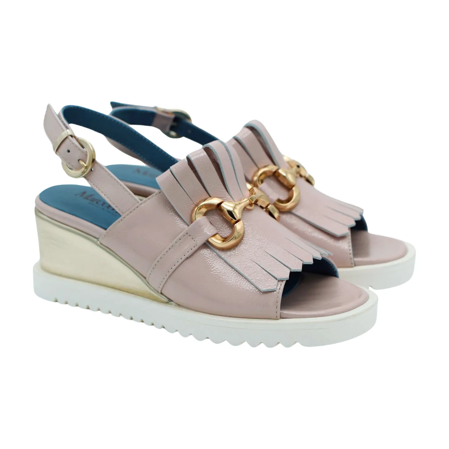 MARCO MOREO San Remo Baby Pink Wedge F163  Sandal