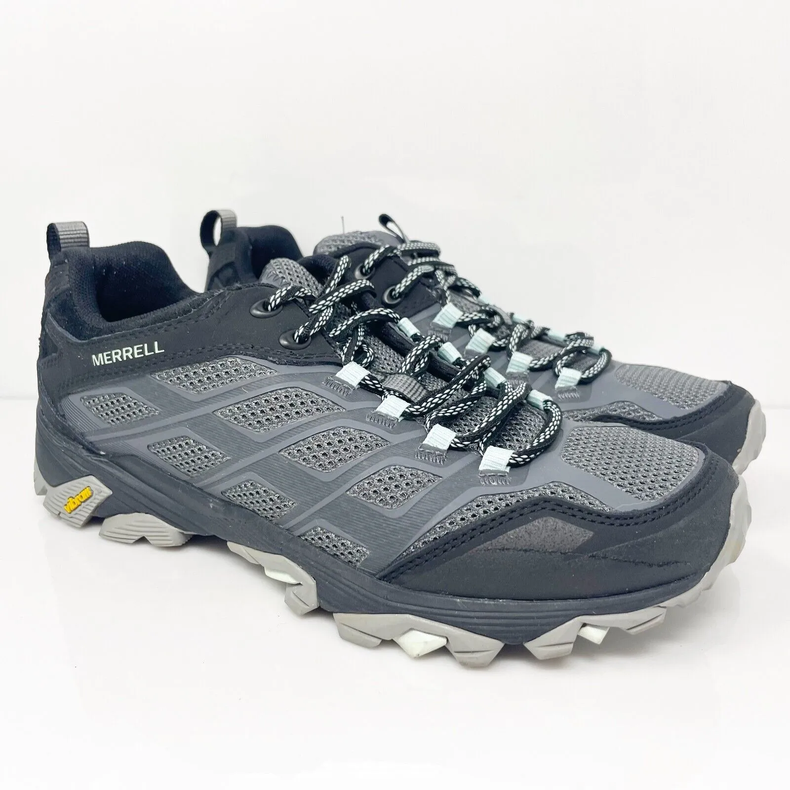 Merrell Womens Moab FST J37176 Gray Hiking Shoes Sneakers Size 9.5