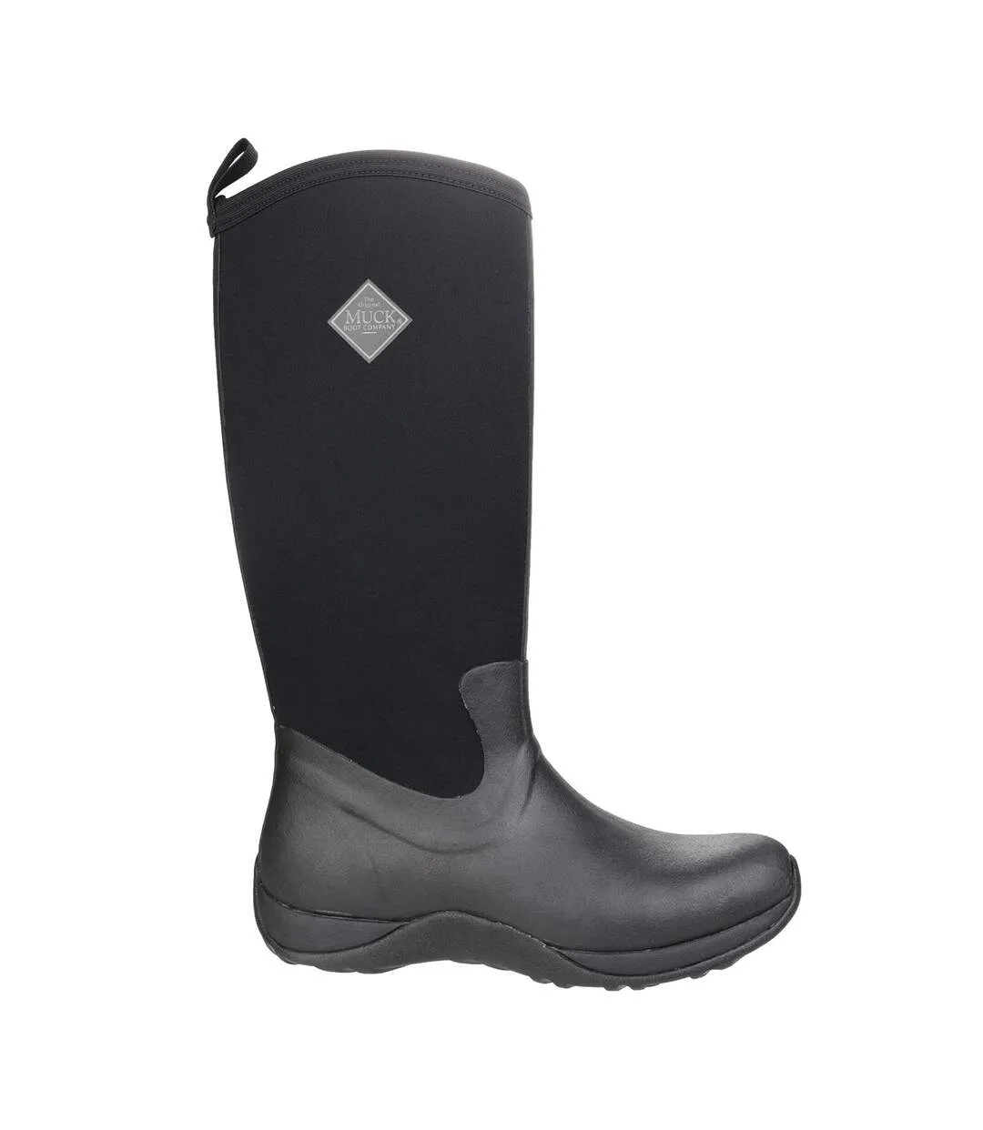 Muck Boots Unisex Arctic Adventure Pull On Wellington Boots (Black/Black) - UTFS4285