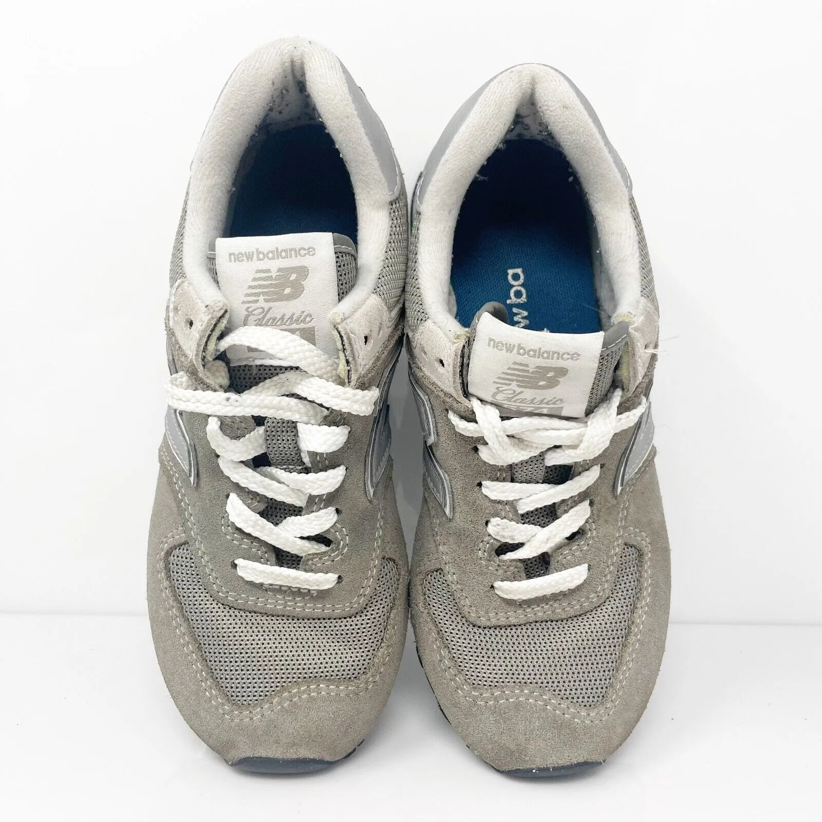 New Balance Womens 574 WL574EVG Gray Casual Shoes Sneakers Size 6 B