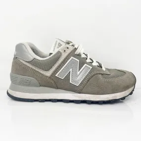 New Balance Womens 574 WL574EVG Gray Casual Shoes Sneakers Size 6 B