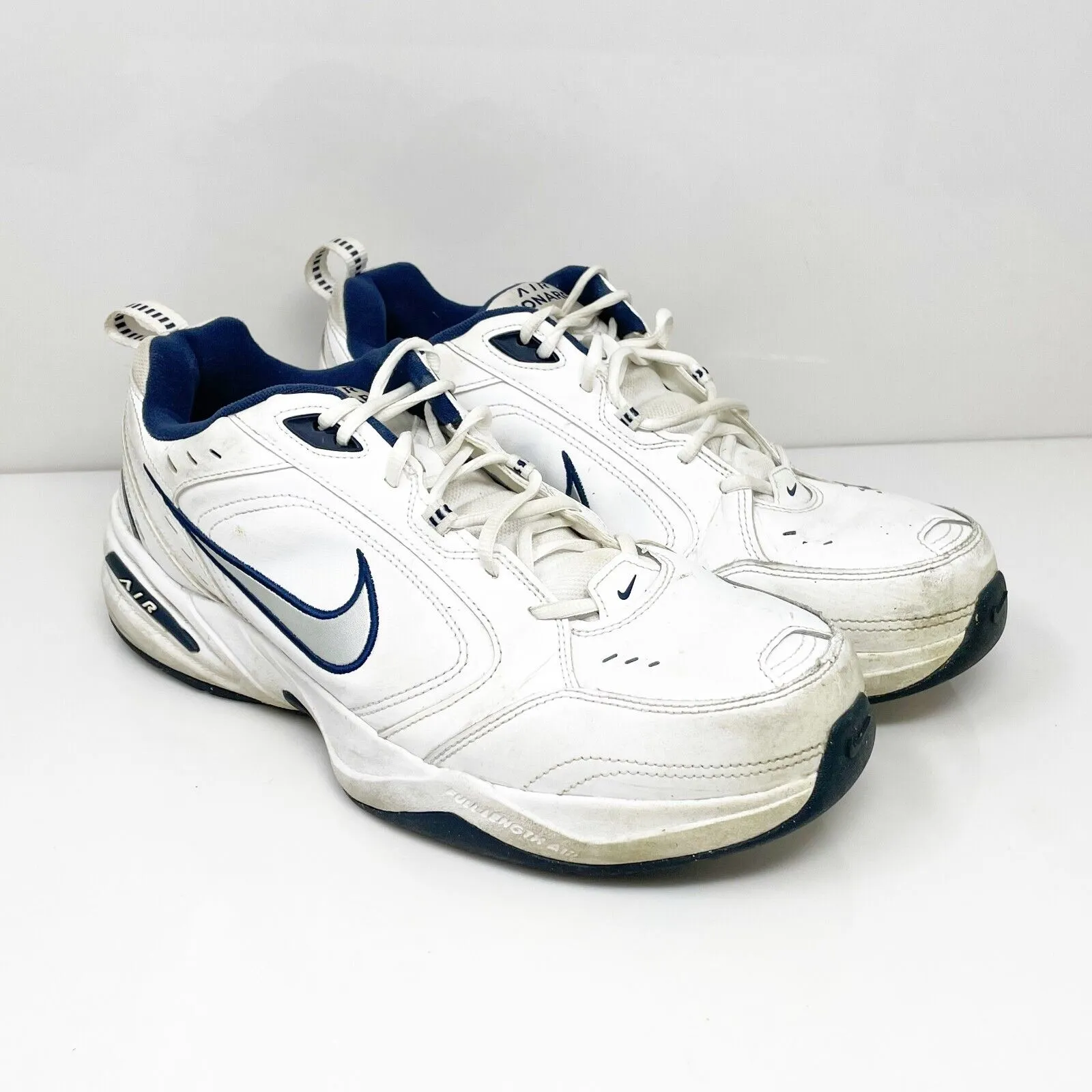 Nike Mens Air Monarch IV 416355-102 White Casual Shoes Sneakers Size 13