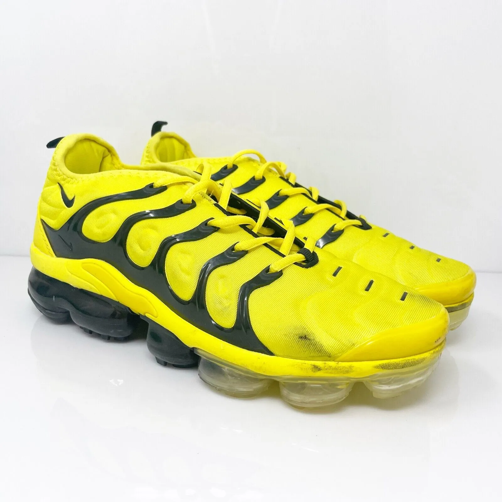 Nike Mens Air Vapormax Plus 924453-133 Yellow Casual Shoes Sneakers Size 11